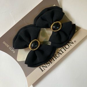 Shoe clips, embellish dress shoes. $15